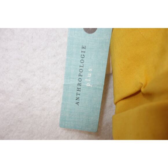 NEW Anthropologie The Soleil Slim Strapless Ruched Dress Mango Yellow Size 2X - Picture 6 of 13